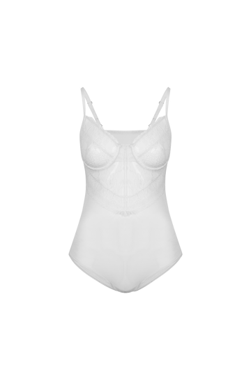 Rosalie Bodysuit White - INTIMATES THIS IS A LOVE SONG