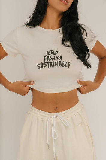 Keep Fashion Sustainable Baby Tee