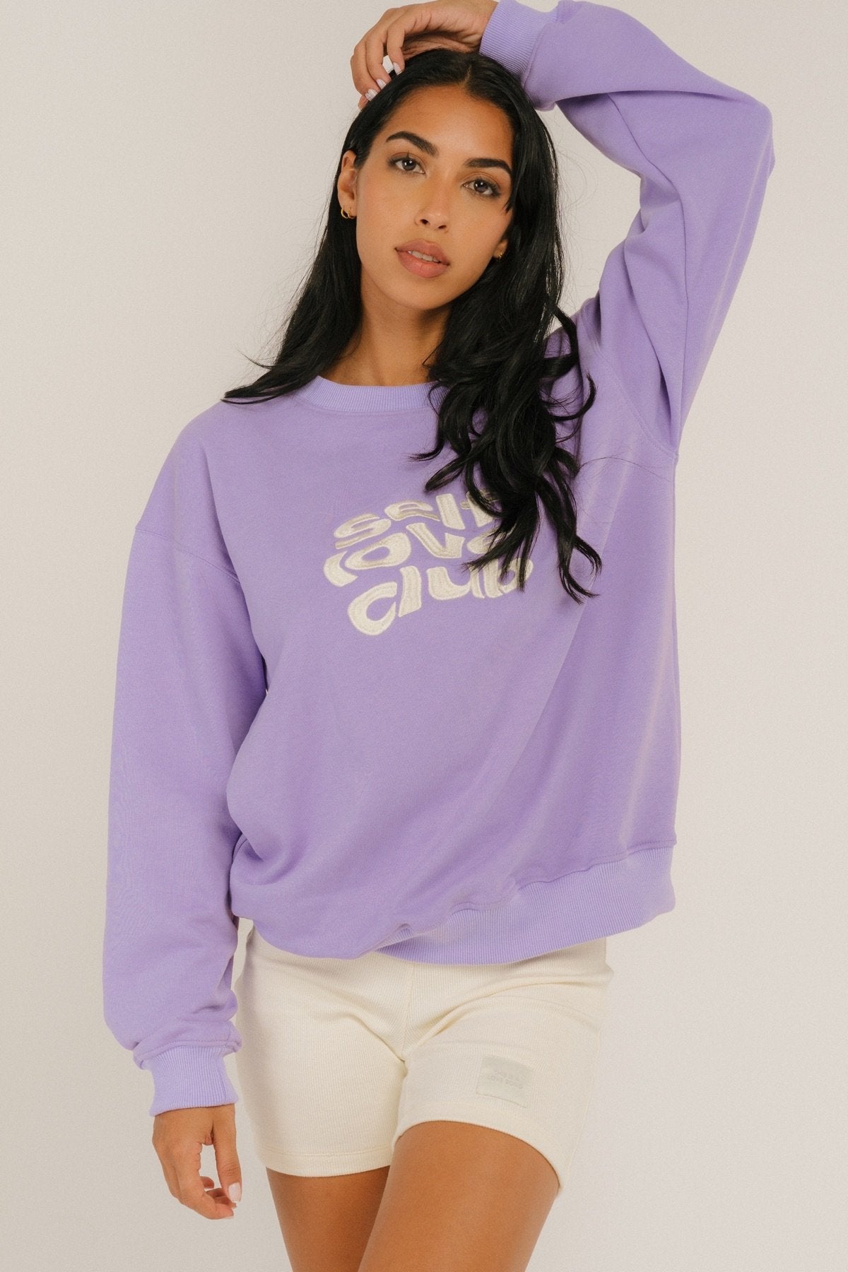 APPAREL - Self Love Club Sweatshirt (Lilac)