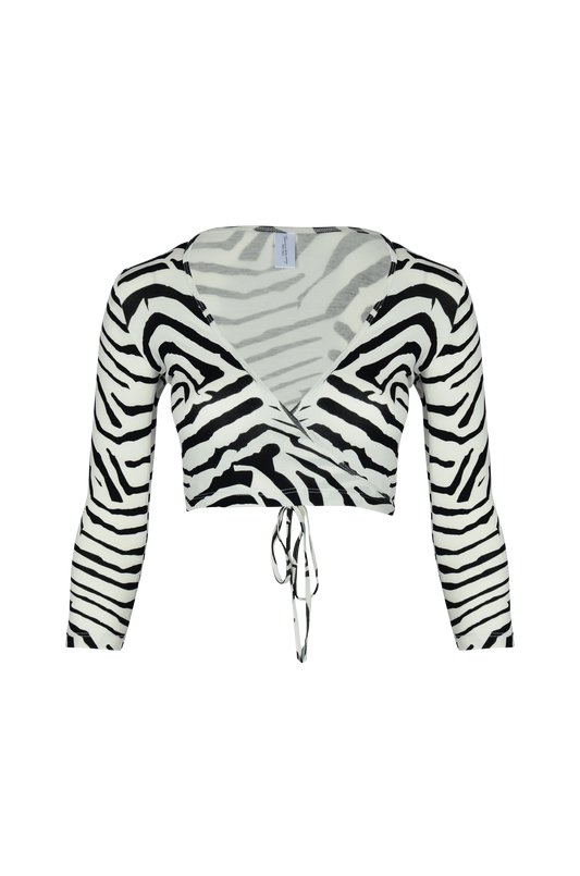 Sia Wrap Top Tiger Print - Top THIS IS A LOVE SONG