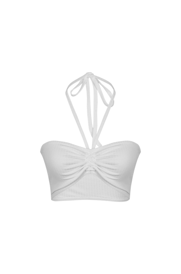 Luna Bandeau Top White - APPAREL THIS IS A LOVE SONG