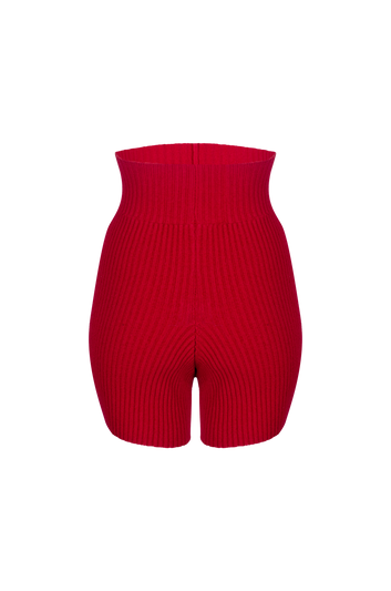 Gaia Bike Shorts Red - APPAREL THIS IS A LOVE SONG