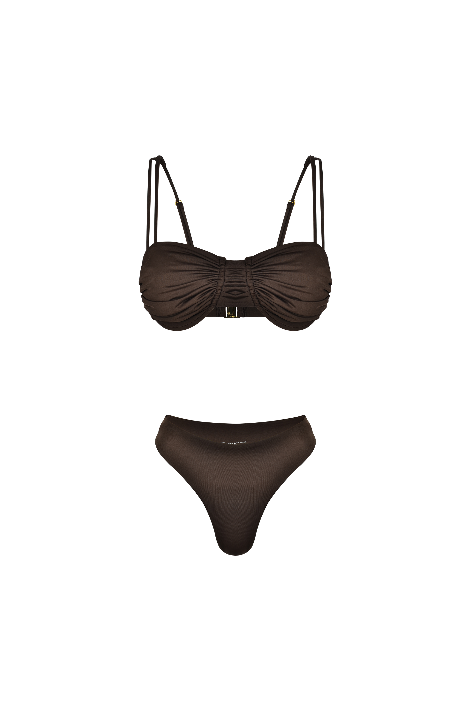 Zephyr Top Choco - Swimwear THIS IS A LOVE SONG