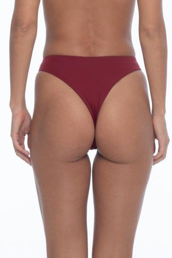 Zephyr Cheeky Bikini Bottom Rouge