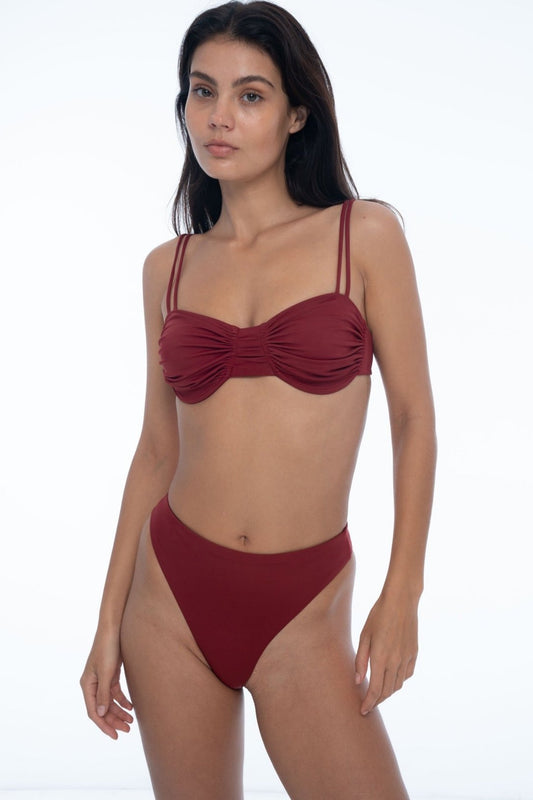 Zephyr Bikini Top Rouge