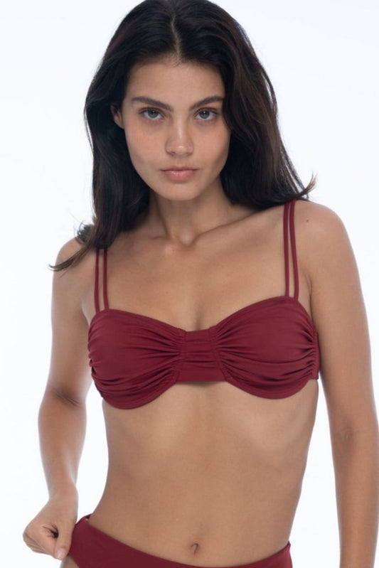 Zephyr Underwire Bikini Top Rouge