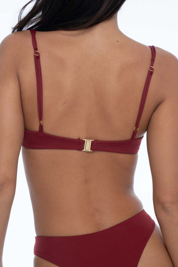 Zephyr Underwire Bikini Top Rouge