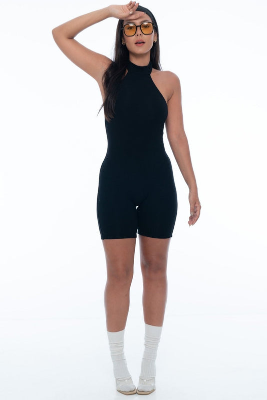 Palo Halter Jumpsuit  Black