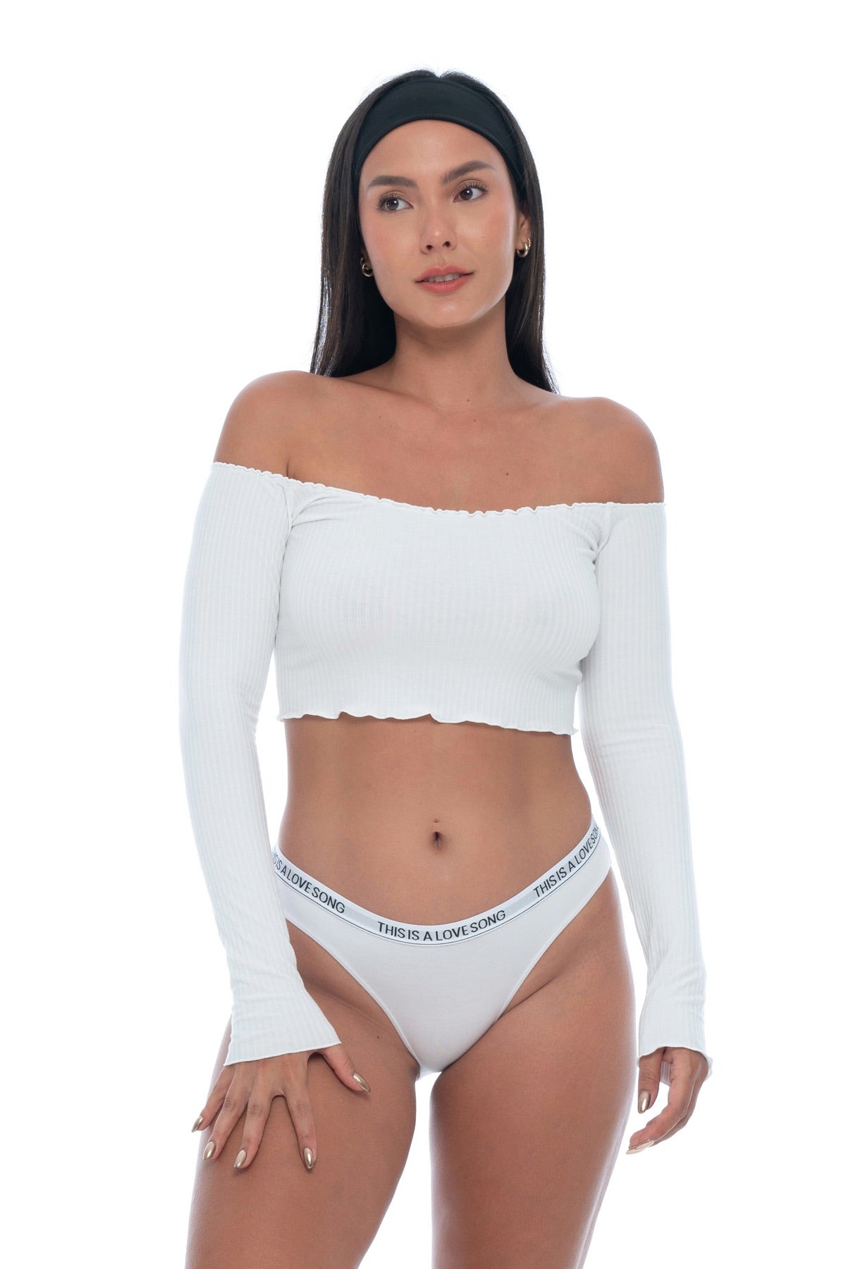 Dua Long Sleeve White - APPAREL THIS IS A LOVE SONG