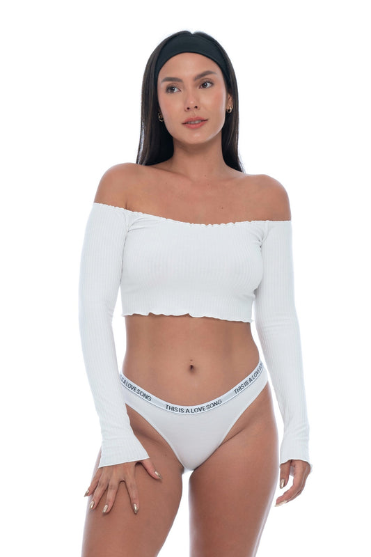 Dua Long Sleeve White