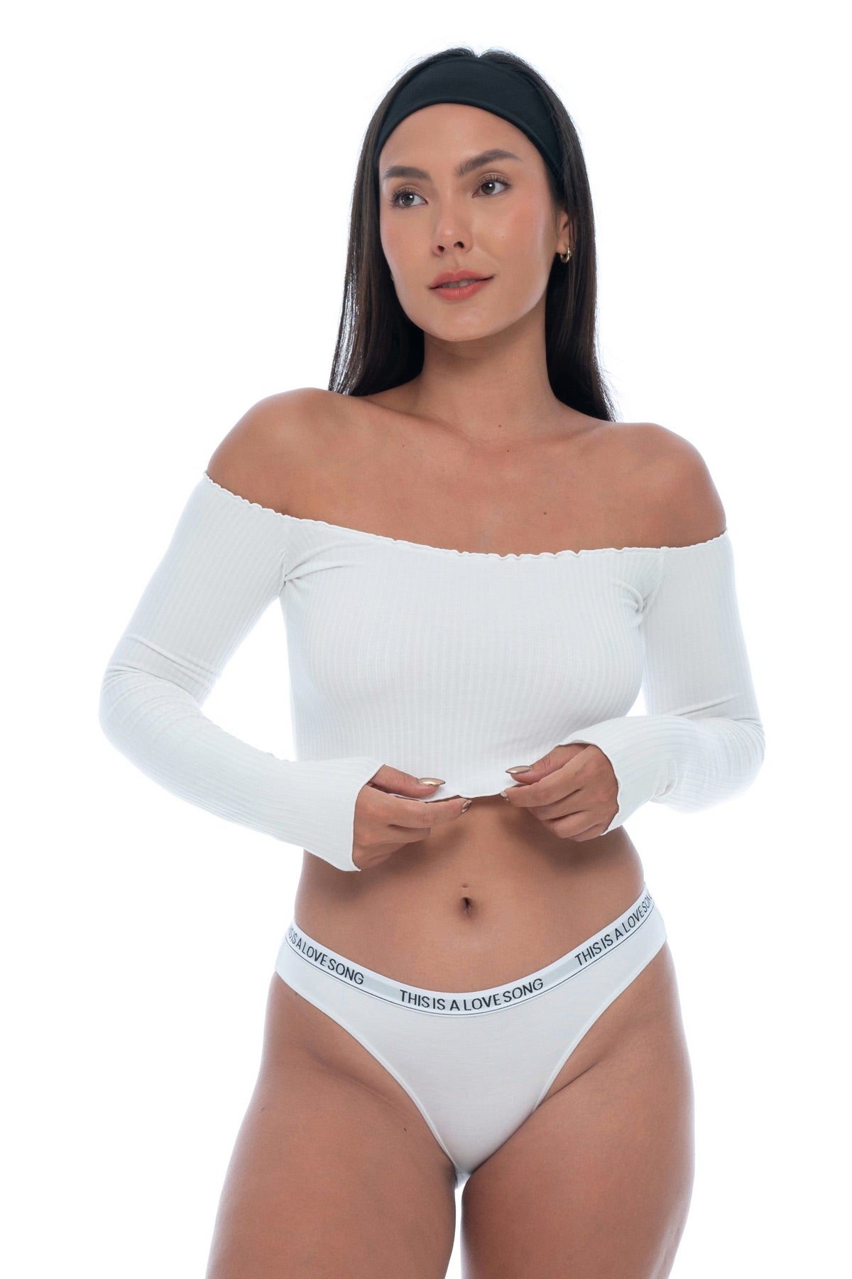 Dua Long Sleeve White - APPAREL THIS IS A LOVE SONG