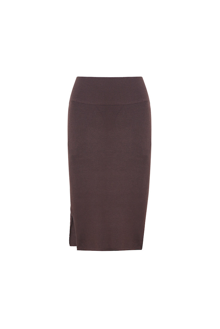 Halcyon Skirt Chocolate - APPAREL THIS IS A LOVE SONG