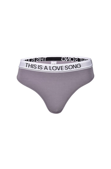 Piper Panty Stone Gray - INTIMATES THIS IS A LOVE SONG