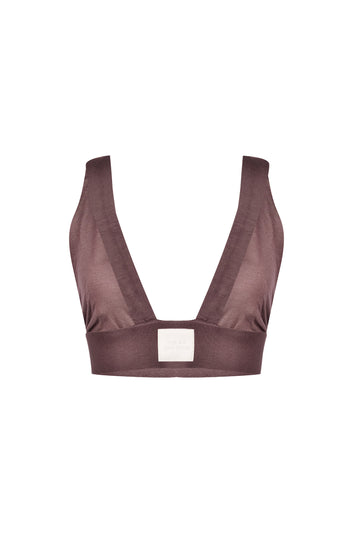 Serenity Bralette Chocolate - INTIMATES THIS IS A LOVE SONG