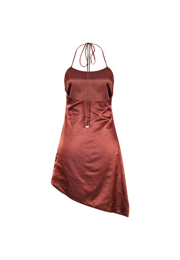 Halcyon Dress Chocolate - APPAREL THIS IS A LOVE SONG