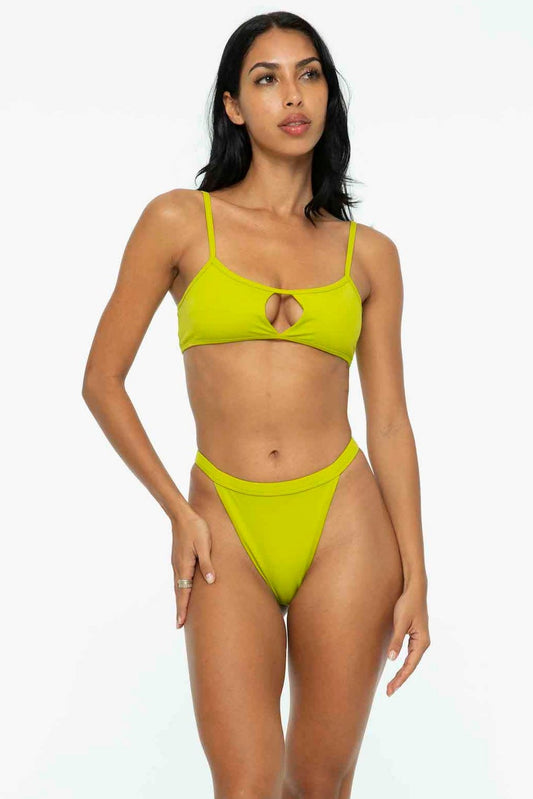 Gaia Bikini Bottom Lime