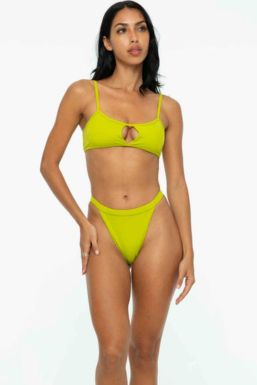 GAIA BIKINI TOP (LIME) - Swimwear THIS IS A LOVE SONG