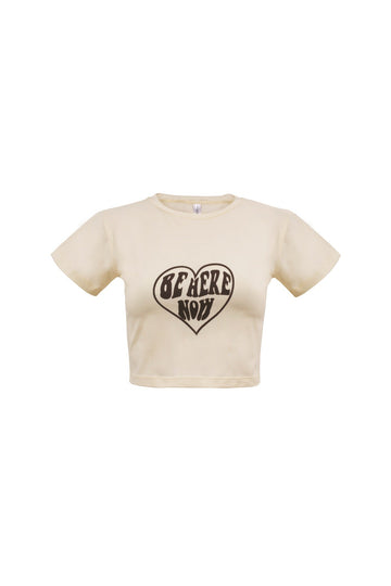 APPAREL - Be Here Now Baby Tee