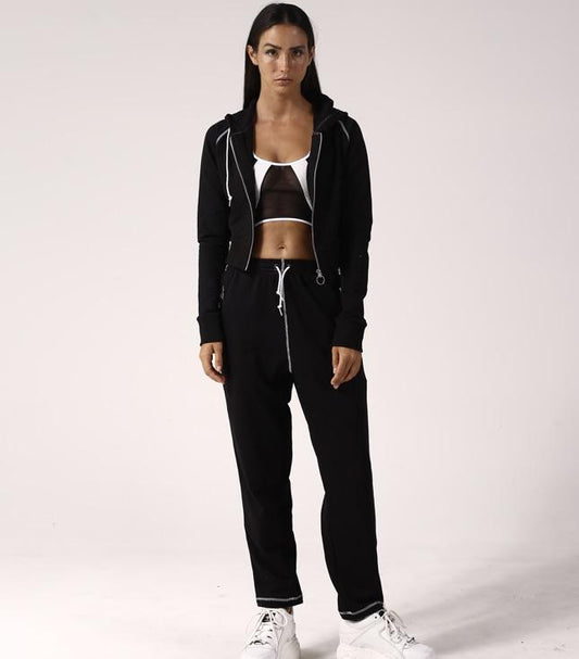 Rio Tracksuit Pants Black - THIS IS A LOVE SONG 