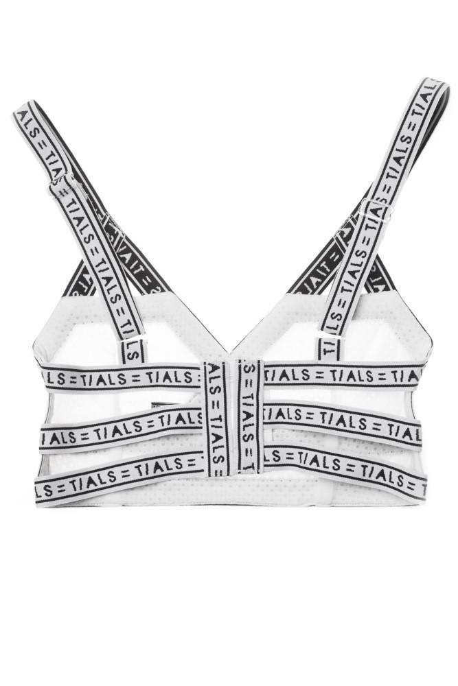 Logo Bondage Bra Classic White - THIS IS A LOVE SONG 