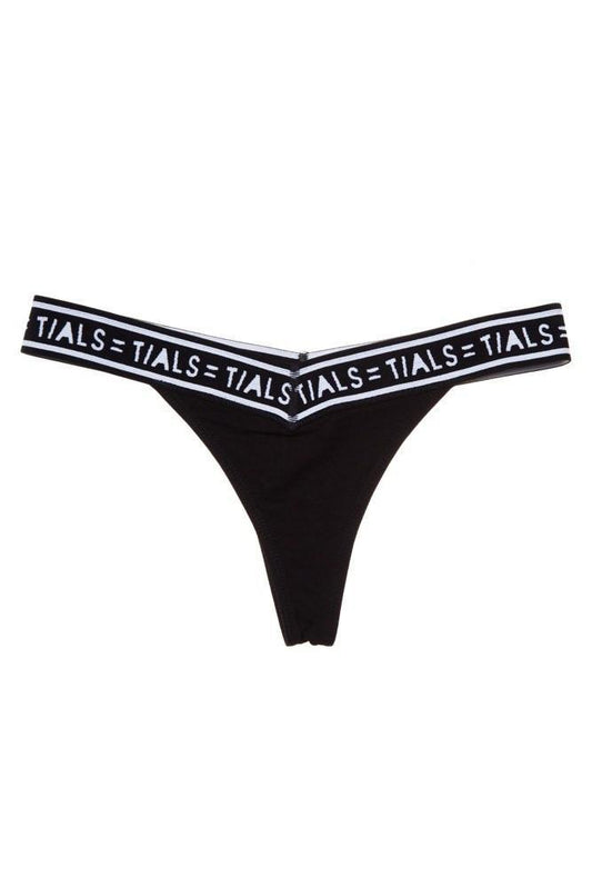 Logo Classic Thong Black - THIS IS A LOVE SONG 