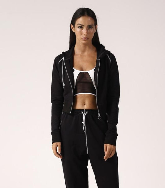Rio Tracksuit Top Black - THIS IS A LOVE SONG 